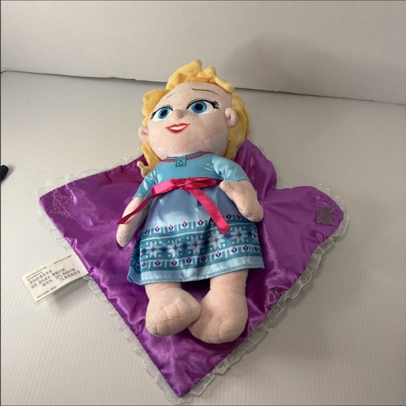 Disney Parks Babies Plush in a Blanket Pouch Theme Parks Baby Elsa Frozen 12" - Picture 6 of 11